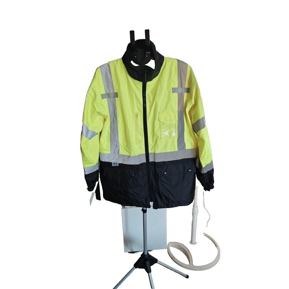 Pyramex HIGH VISIBILITY INSULATED HI VIS REFLECTIVE COAT Medium